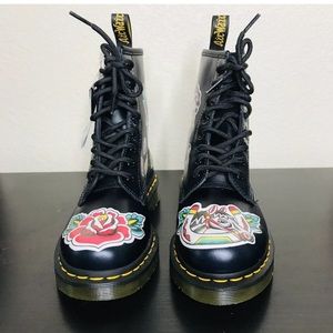 Dr. Martens Fall Winter 18/19 1460 chris lambert backhand black boots -  24243001